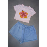 At The Beach Denim Shorts