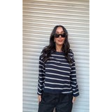 Navy Striped Long Sleeve