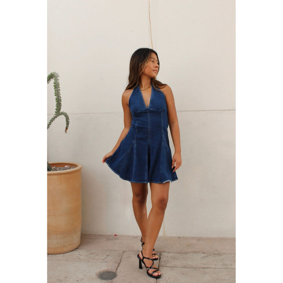 Romanticizing Life Denim Dress